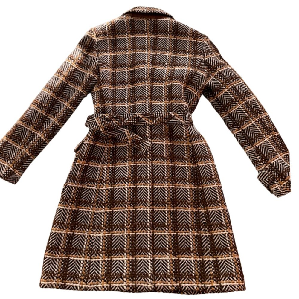 HUGO by Hugo Boss Wool Blend Belted Trench Coat – Size 38 (US6) - Picture 2 of 8